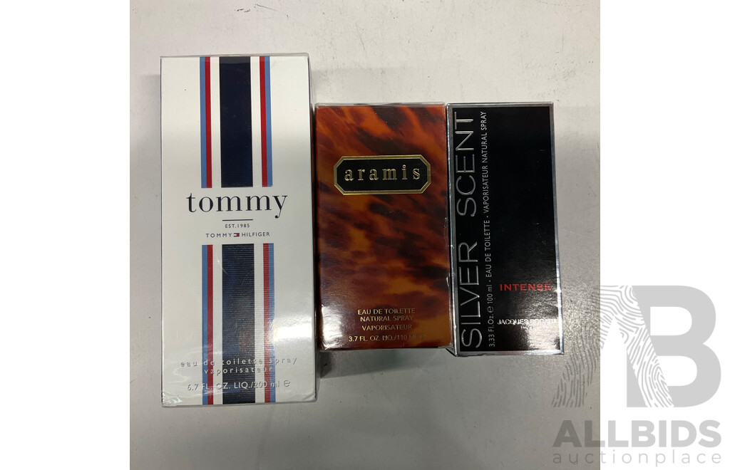 CALVIN KLEIN, FCUK, TOMMY HILFIGER & Assorted of Perfume for Men - Lot of 7