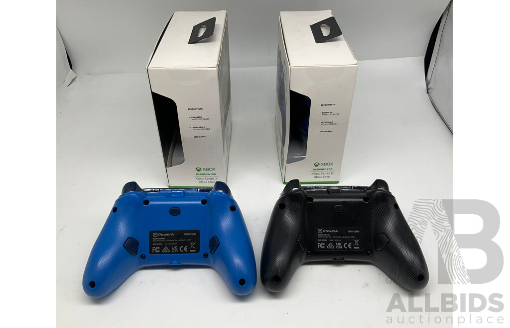 POWERA Enhanced Wired Controllers for Xbox (Lot of 4)  - ORP: $279.80