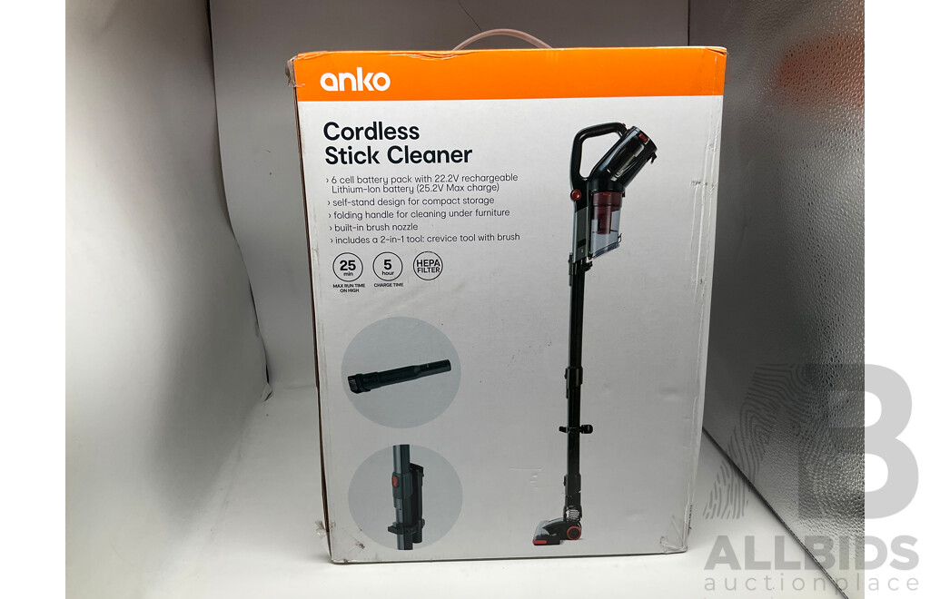 ANKO Cordless Stick Cleaner and NUSTEAM Handheld Steam Cleaning System
