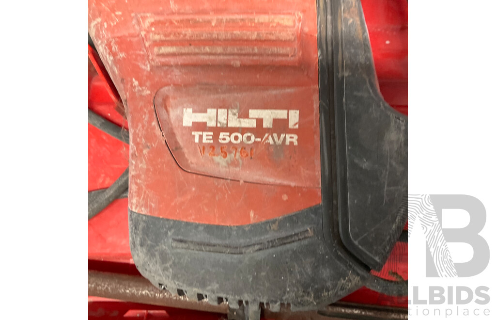 HILTI TE-500AVR SDS Max Demolition Hammer