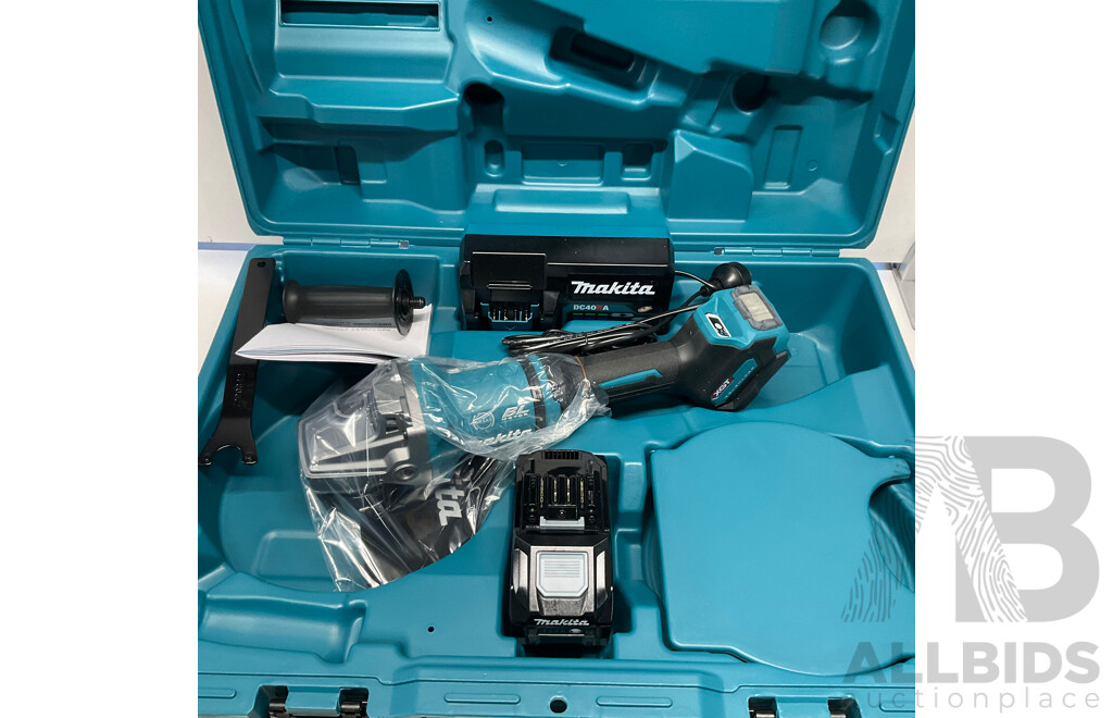 MAKITA GA038G Cordless Angle Grinder in Carry Case - ORP$909.00