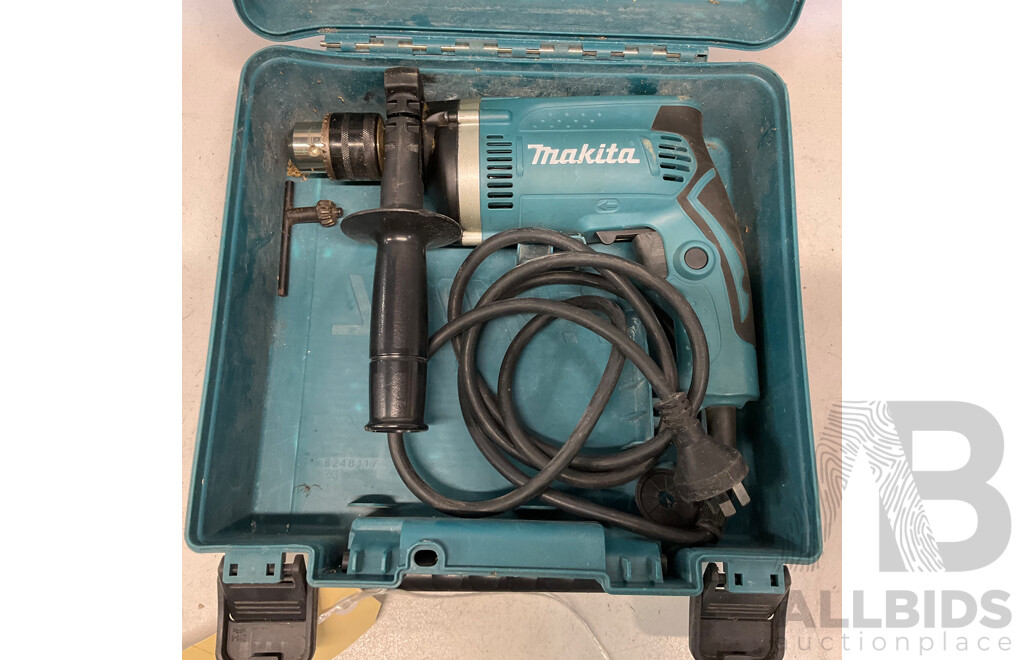 MAKITA HP1630 710W 13mm Hammer Drill in Carry Case - ORP $149.00