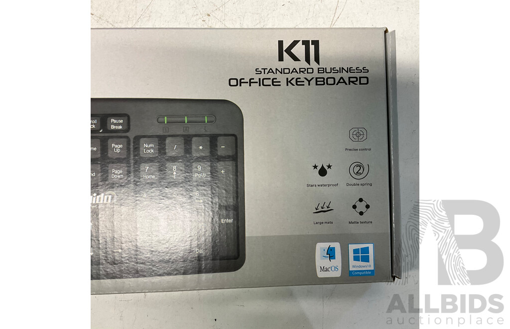 Full Box of SALPIDO K11 USB Standard Business Office Keyboard 