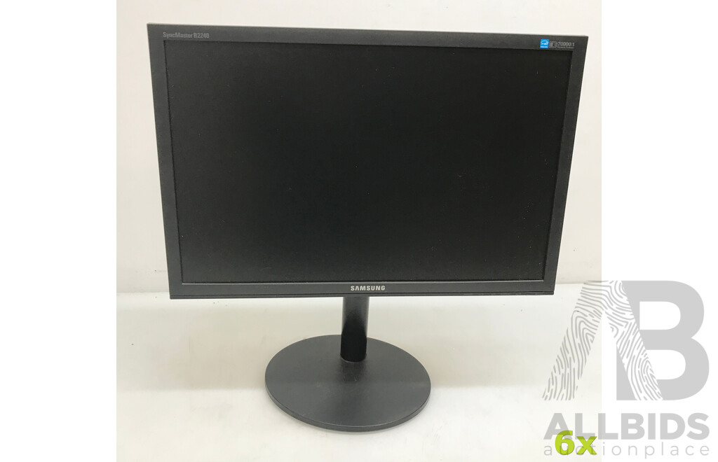 Samsung (B2240W) 22 Inch Monitors - Lot of 6
