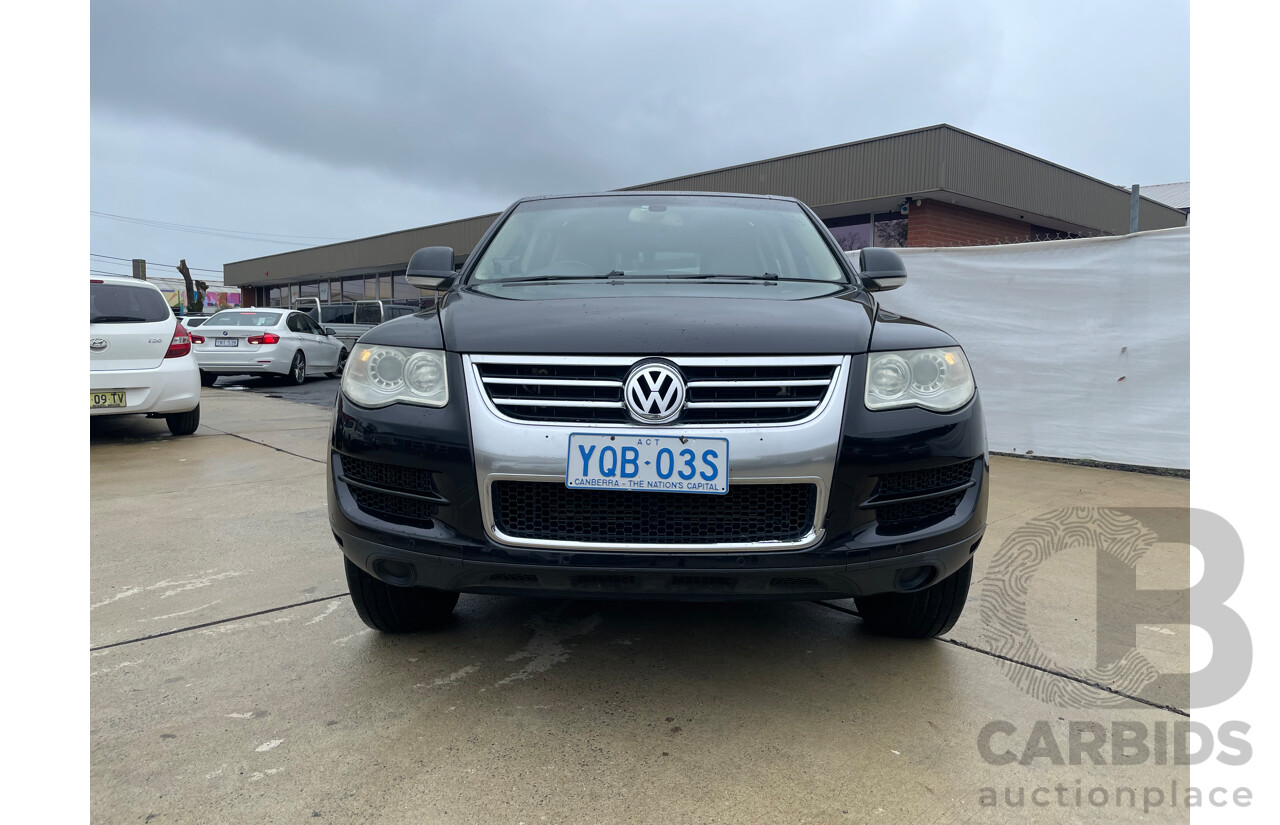 08/07 Volkswagen Touareg V6 TDI 4WD 7L MY07 4D Wagon Black 3.0L