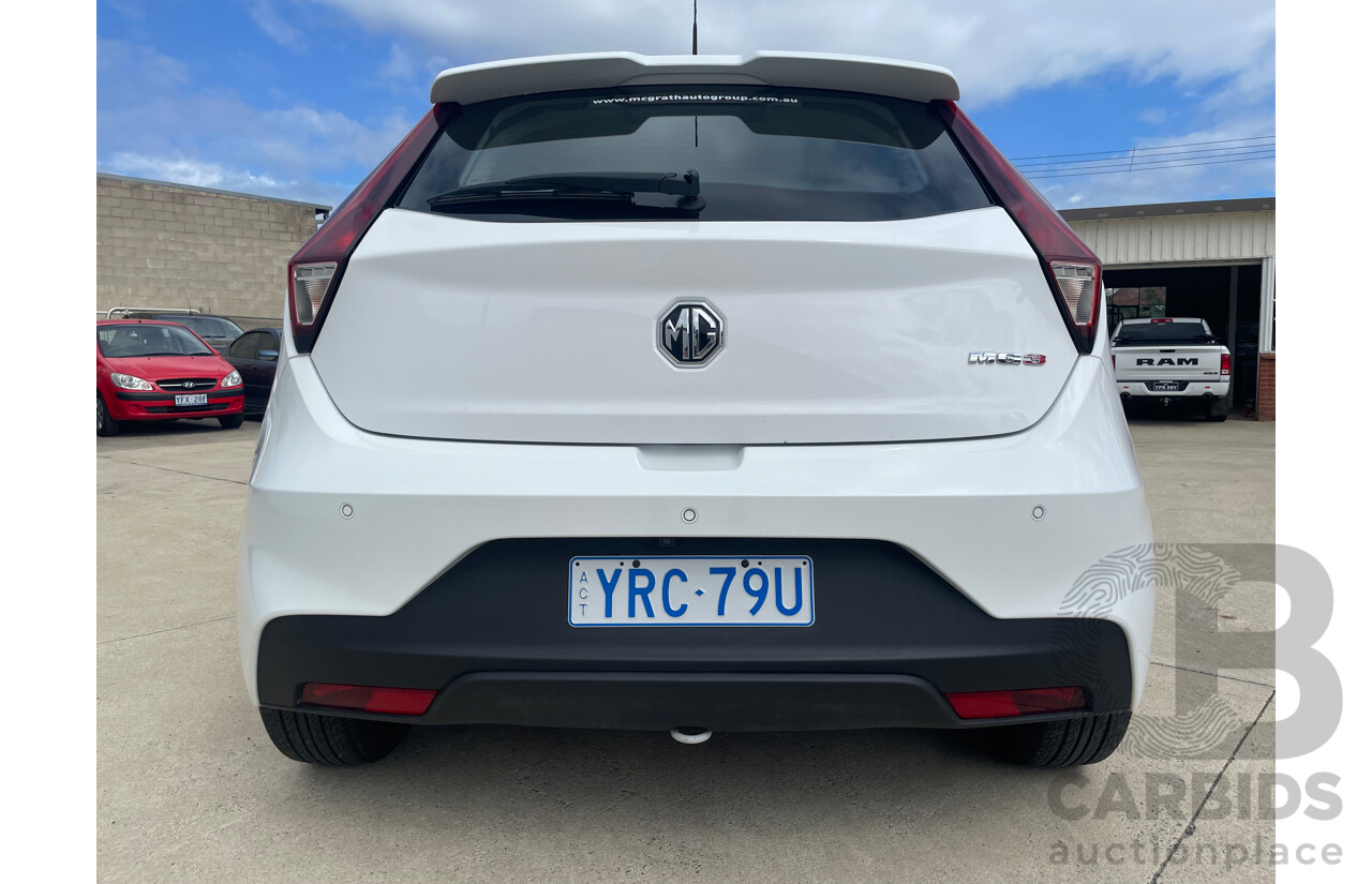 11/19 Mg Mg3 Auto EXCITE (WITH NAVIGATION) FWD MY20 5D Hatchback White 1.5L