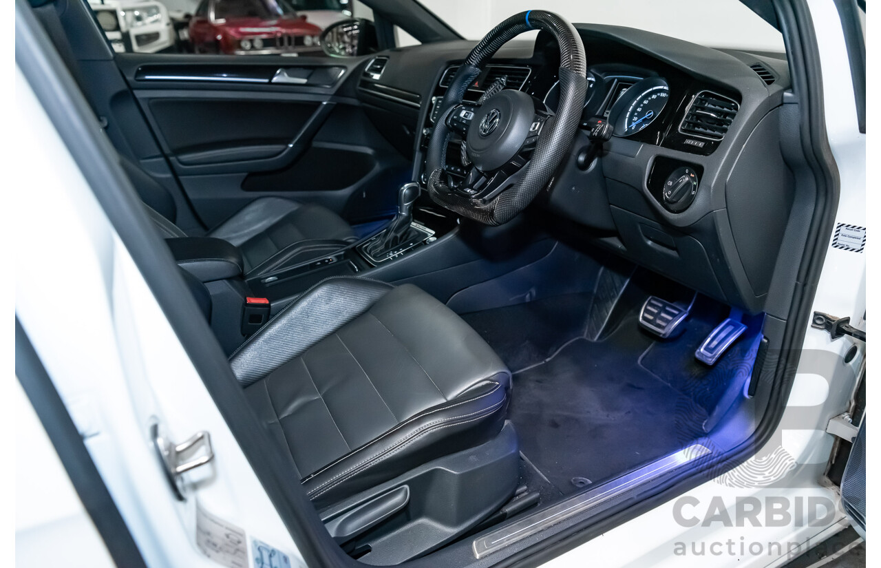 10/2015 Volkswagen Golf R Wolfsburg Edition (AWD) AU MY16 5d Hatchback White Turbo 2.0L
