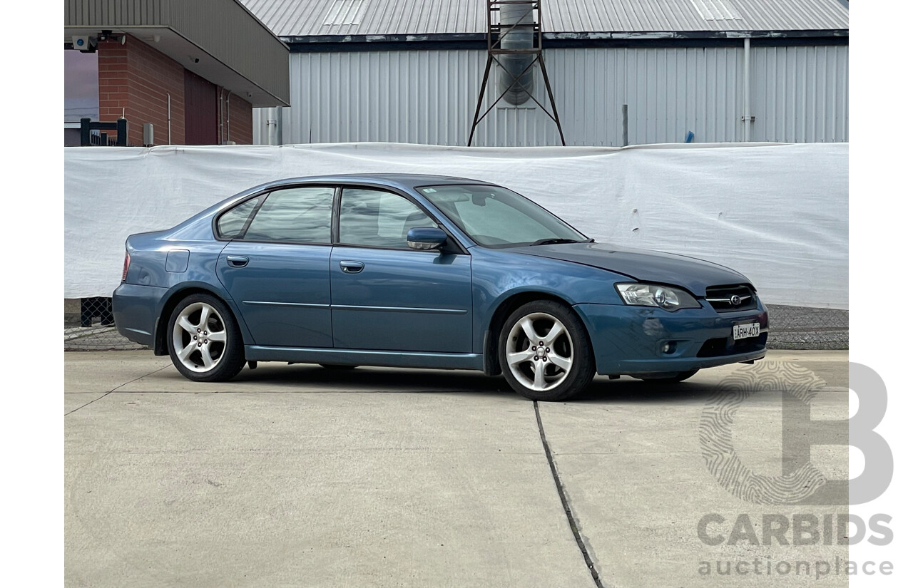 07/04 Subaru Liberty 2.5i PREMIUM AWD MY04 4D Sedan Blue 2.5L