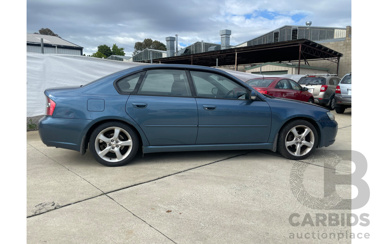 07/04 Subaru Liberty 2.5i PREMIUM AWD MY04 4D Sedan Blue 2.5L