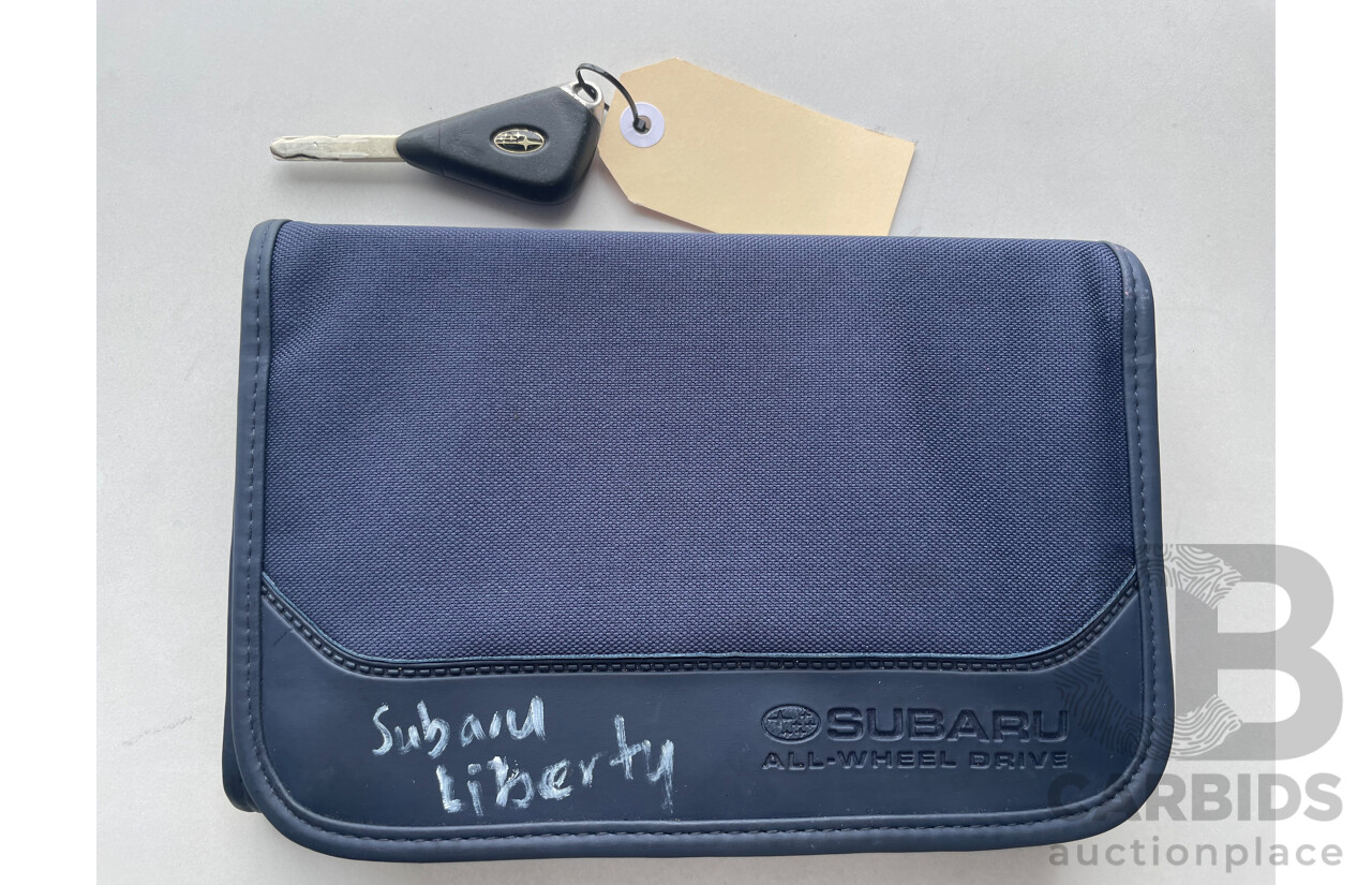 07/04 Subaru Liberty 2.5i PREMIUM AWD MY04 4D Sedan Blue 2.5L