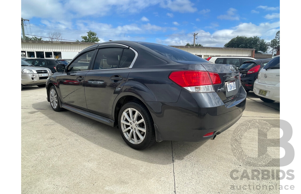 01/10 Subaru Liberty 2.5i PREMIUM AWD MY10 4D Sedan Blue 2.5L