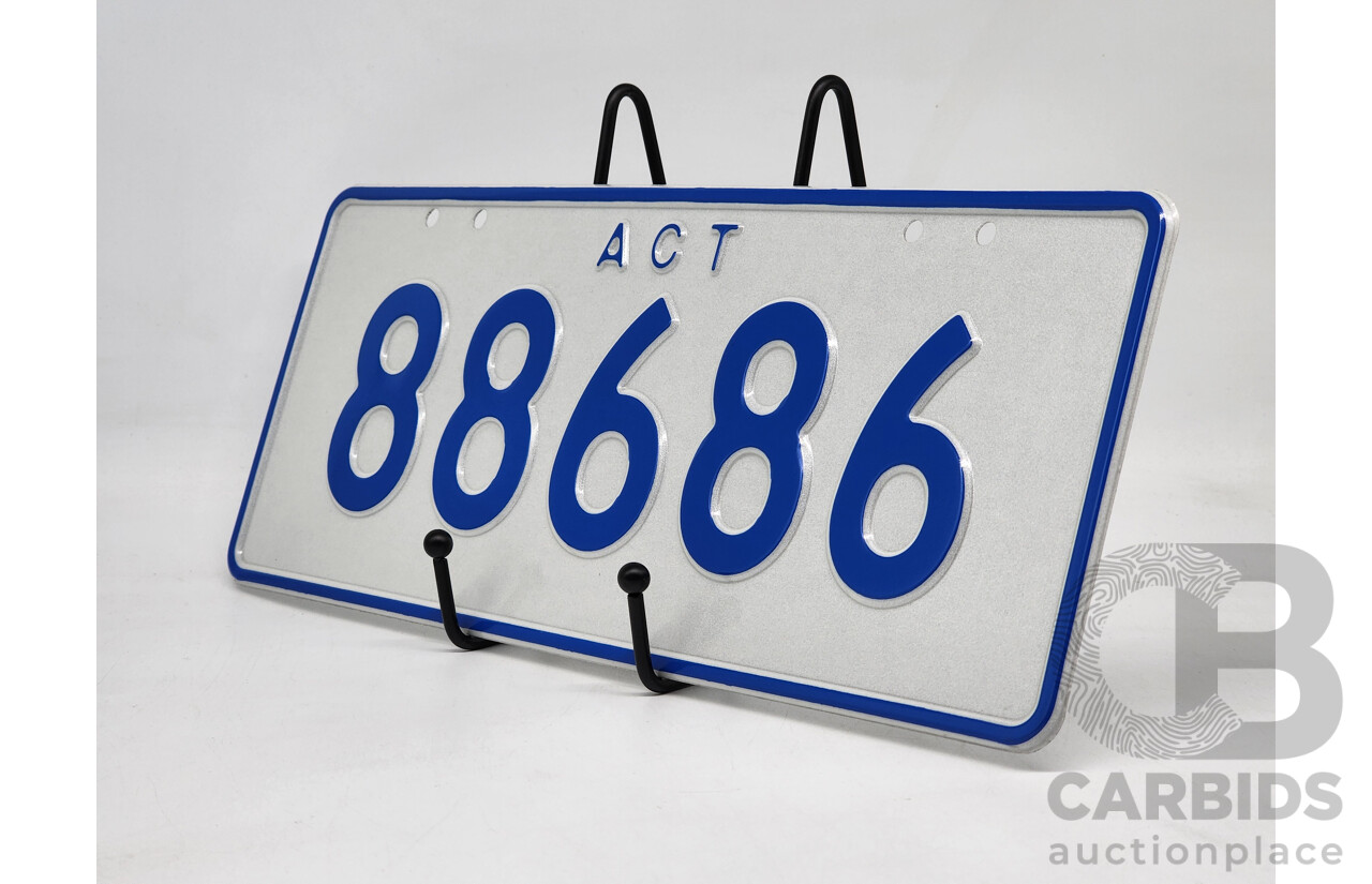 ACT 5-Digit Number Plate - 88686