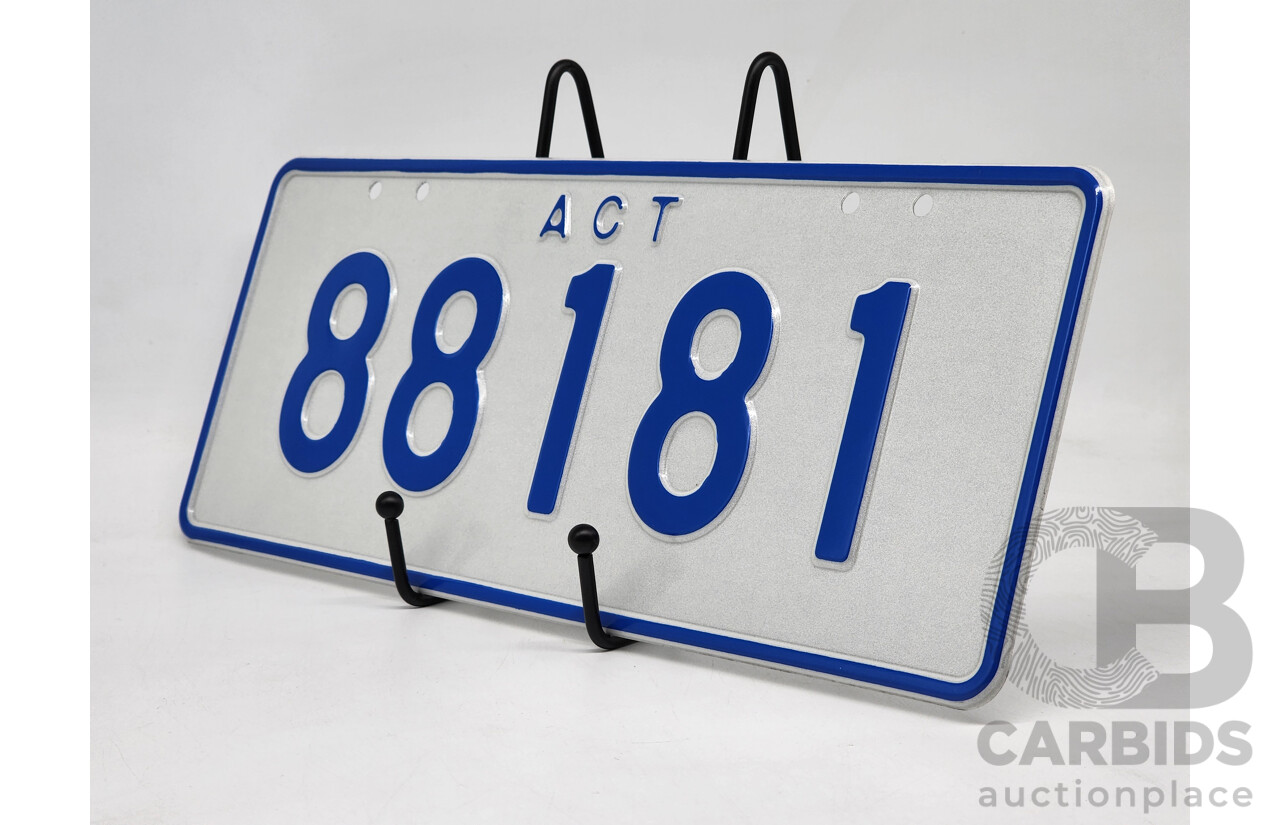ACT 5-Digit Number Plate - 88181