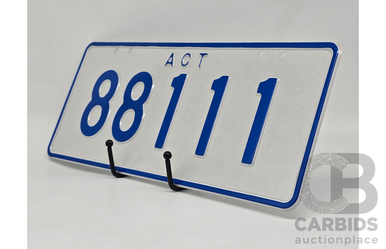 ACT 5-Digit Number Plate - 88111
