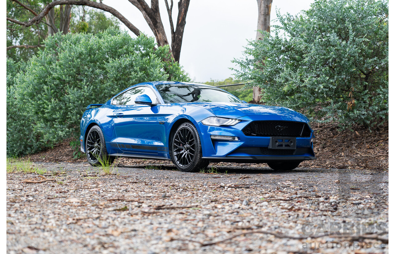 3/2021 Ford Mustang GT Fastback FN MY21 2d Coupe Velocity Blue V8 5.0L