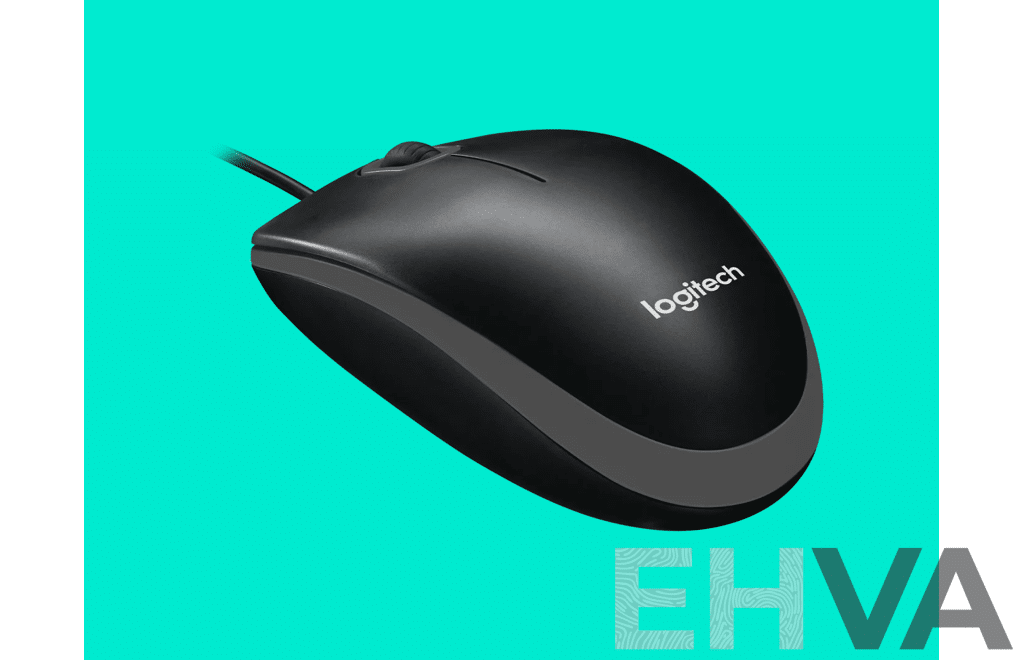 LOGITECH B100 Full-Size Corded Mouse  - Lot of 20