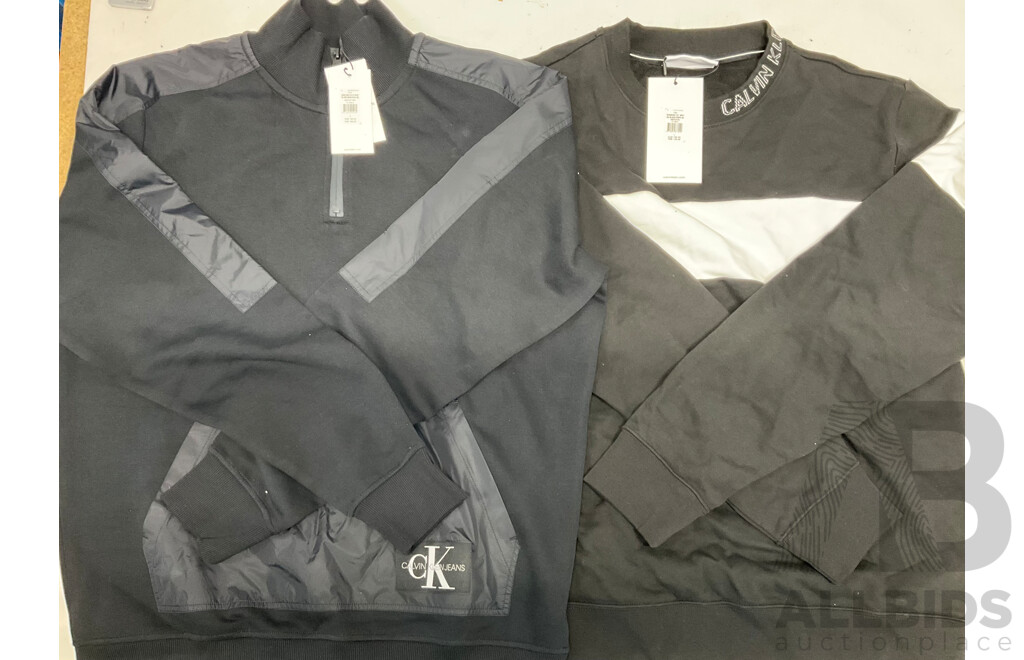 CALVIN KLEIN Jumpers SIZE L - Lot of 2 - Estimated Total $ 278.00