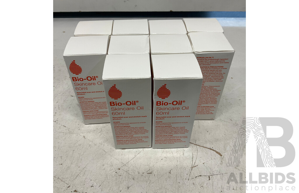 BIO-OIL Skincare Oil 60Ml - Lot of 10 - Estimated Total $120.00