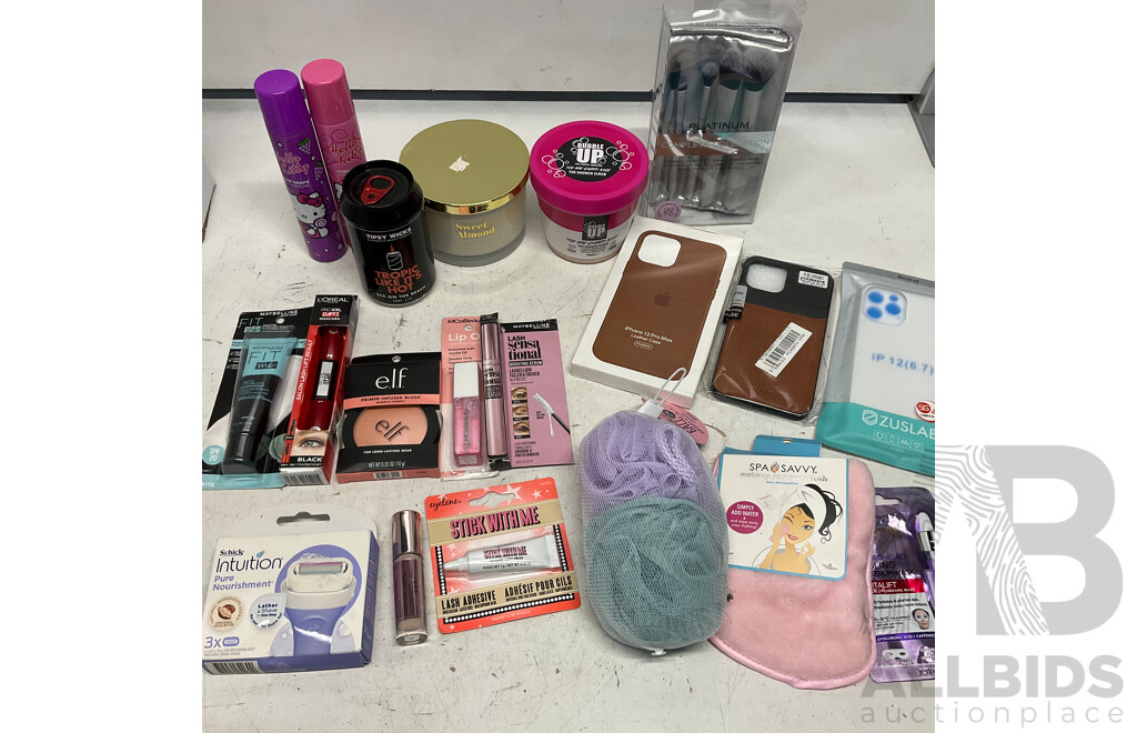 Assorted of Candles /Phone Cases and Beauty Items