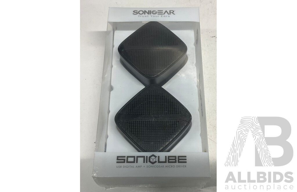 SONICUBE USB Digital AMP Plus Sonicgear Micro Driver Speaker -  Lot of 30