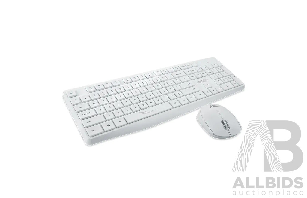 ALCATROZ Xplorer Air 6600 Wireless Keyboard Mouse Combo - Black X7 & White X1 - Lot of 8 - Estimated Total $248.00