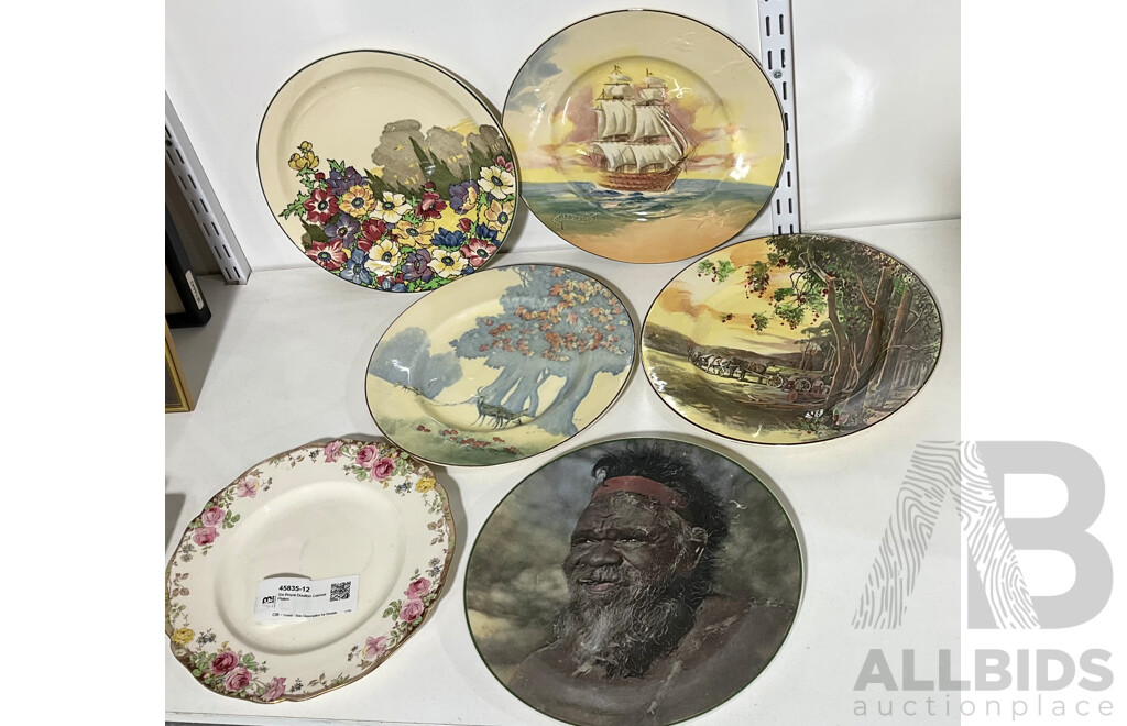 Six Royal Doulton Cabinet Plates