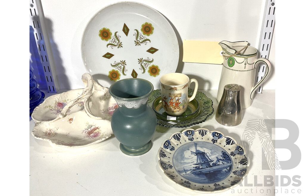 Small Collection of Vintager Ceramic Wares Including Royal Doulton