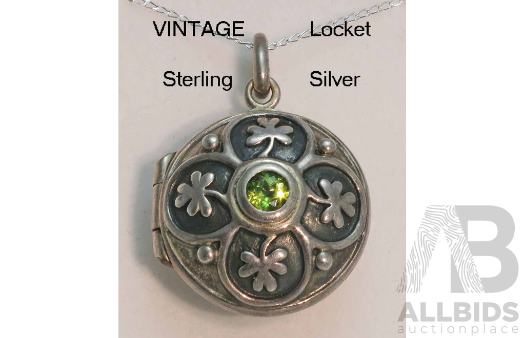 Vintage Sterling Silver Locket