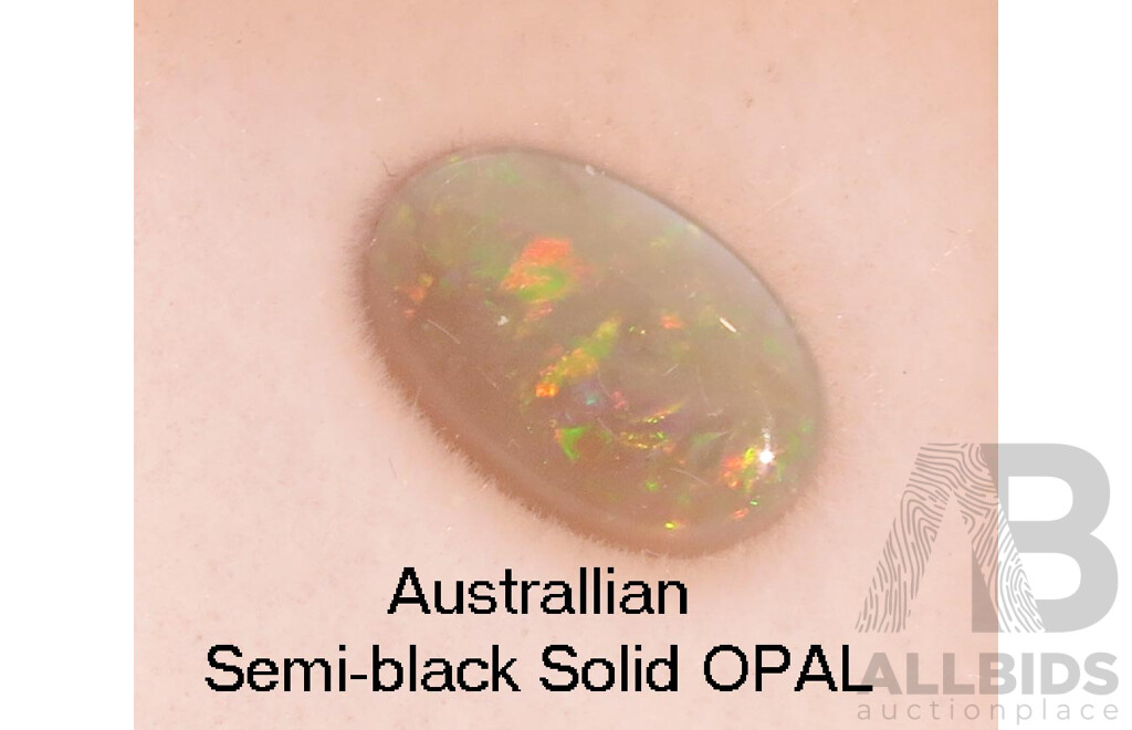 AUSTRALIA: Solid Semi-Black OPAL