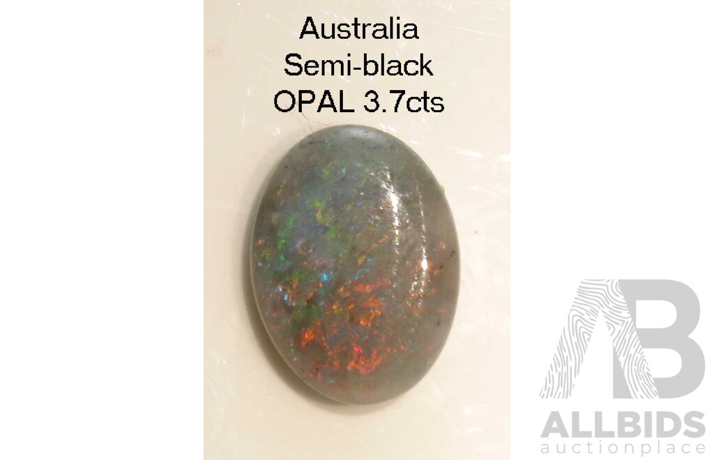 AUSTRALIA: Semi-black Solid OPAL