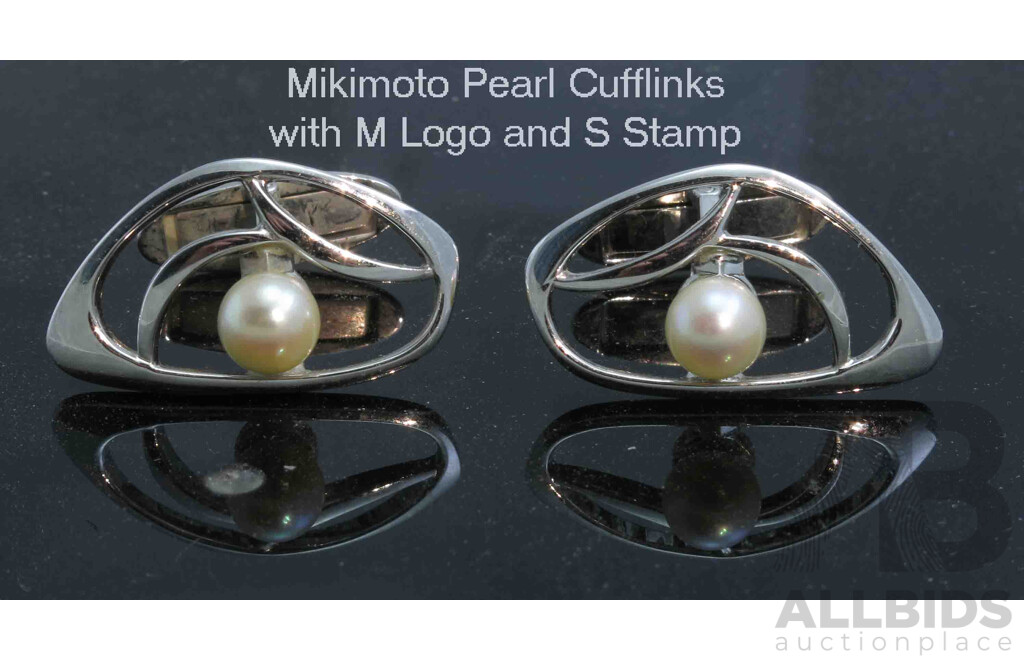 MIKIMOTO Silver CuffLinks