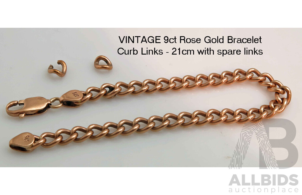Vintage 9ct Gold Bracelet