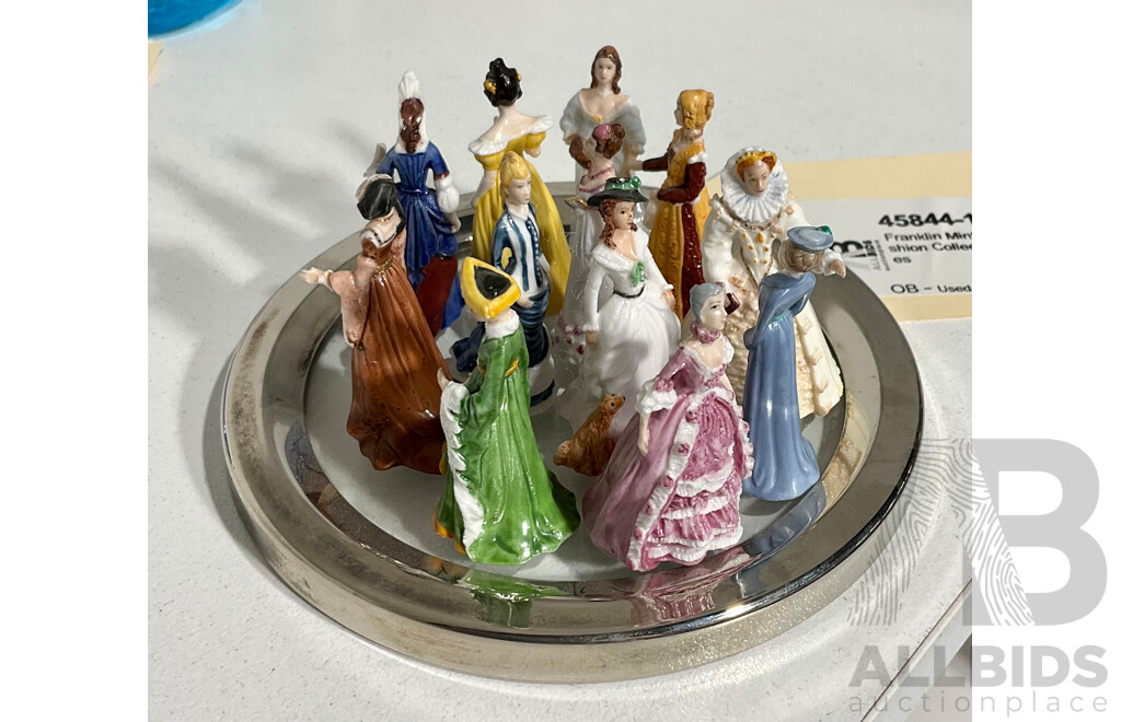 Franklin Mint Ladies of Fashion Collectable Miniatures