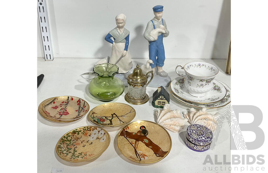 Good Collection of Vintage Ornaments Inlcuding 'Chantilly' Elizabethan Trio