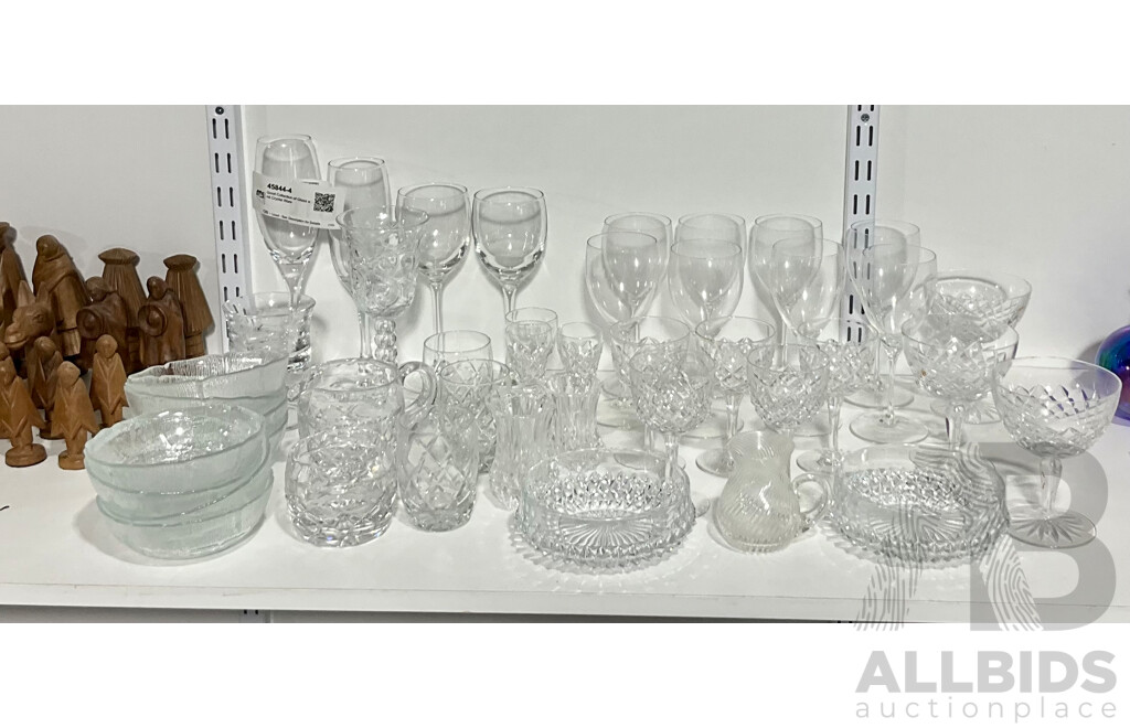 Good Collection of Glass and Crystal Ware