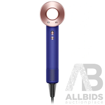 Dyson (426103) Supersonic Hair Dryer (Vinca Blue/Rose) - ORP $699 (Includes 1 Year Warranty From Dyson)