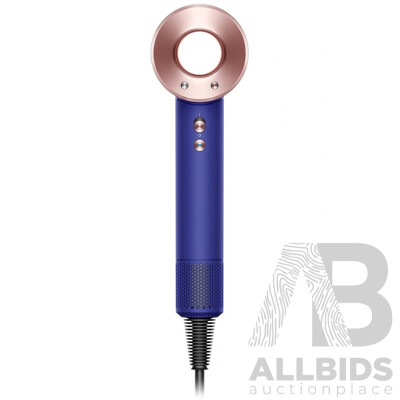 Dyson (426103) Supersonic™ Hair Dryer (Vinca Blue/Rose) - ORP $699 (Includes 1 Year Warranty From Dyson)