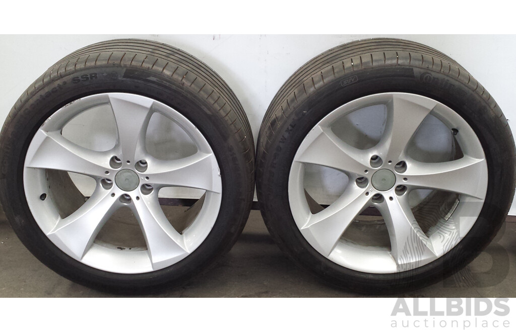 2008 - 2014 BMW X6 20 Inch Five Stud Alloy Wheels with Continental ContiSportContact5 Tyres - Set of Four