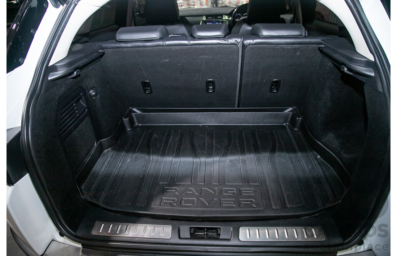 11/2011 Range Rover Evoque Si4 PURE LV (AWD) 5d Wagon White Turbo 2.0L