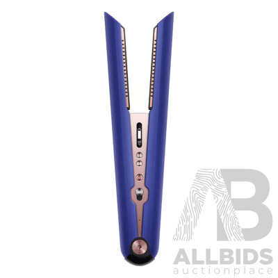 Dyson (426150) Corrale™ Straightener Vinca Blue/Rose - ORP $699 (Includes 1 Year Warranty From Dyson)