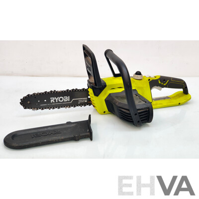 RYOBI Cordless One+ Tools - Lot of 3 (Hedge Trimmer, Line Trimmer & Pruning Chainsaw)