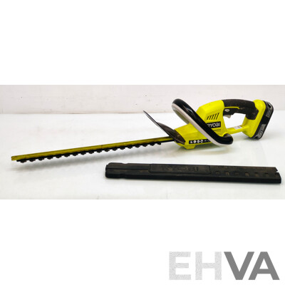 RYOBI Cordless One+ Tools - Lot of 3 (Hedge Trimmer, Line Trimmer & Pruning Chainsaw)