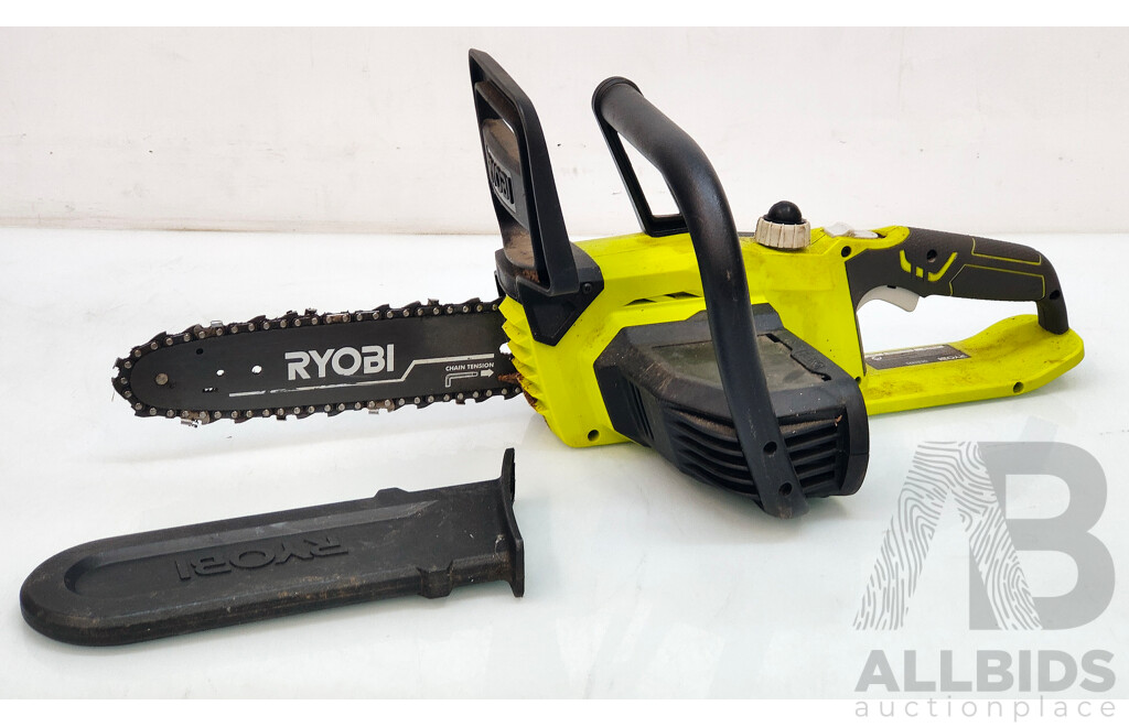 RYOBI Cordless One+ Tools - Lot of 3 (Hedge Trimmer, Line Trimmer & Pruning Chainsaw)