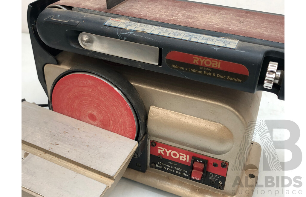 Ryobi BDS4600 Belt and Disc Sander
