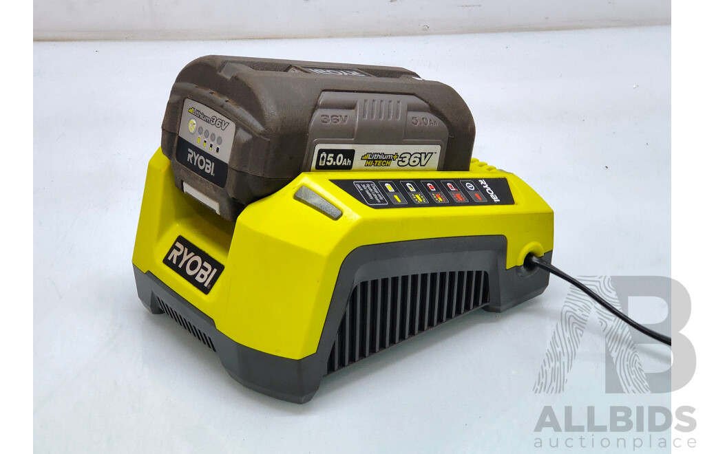 RYOBI Set of 36V Cordless Power Tools and Battery Charger