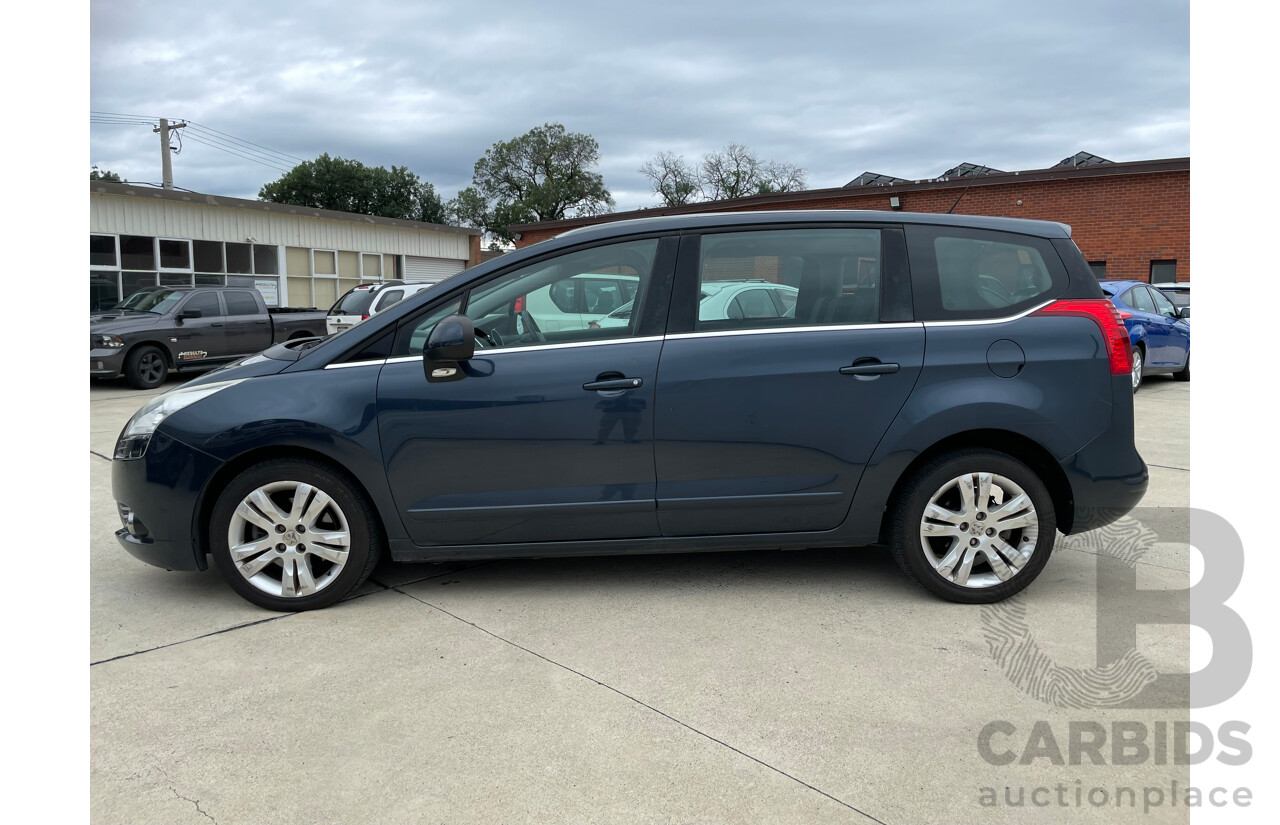 05/13 Peugeot 5008 ACTIVE 1.6T FWD  4D Wagon Blue 1.6L