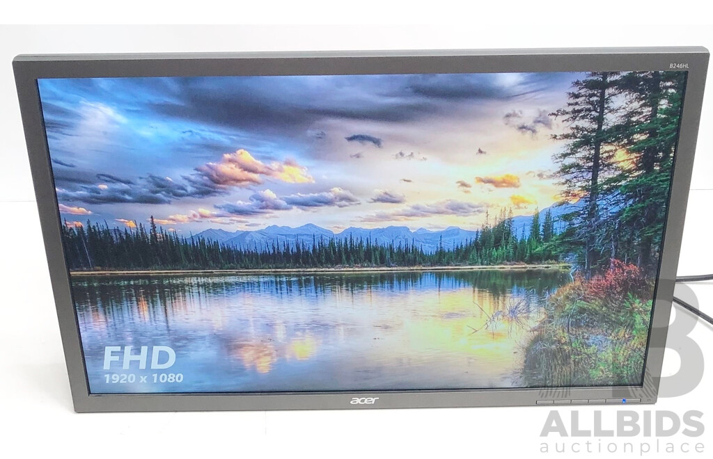 Acer (B246HL) 24-Inch Full HD (1080p) Widescreen LCD Monitor