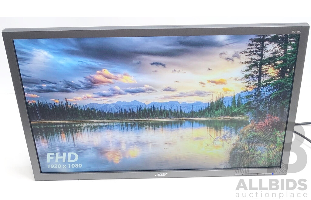 Acer (B246HL) 24-Inch Full HD (1080p) Widescreen LCD Monitor