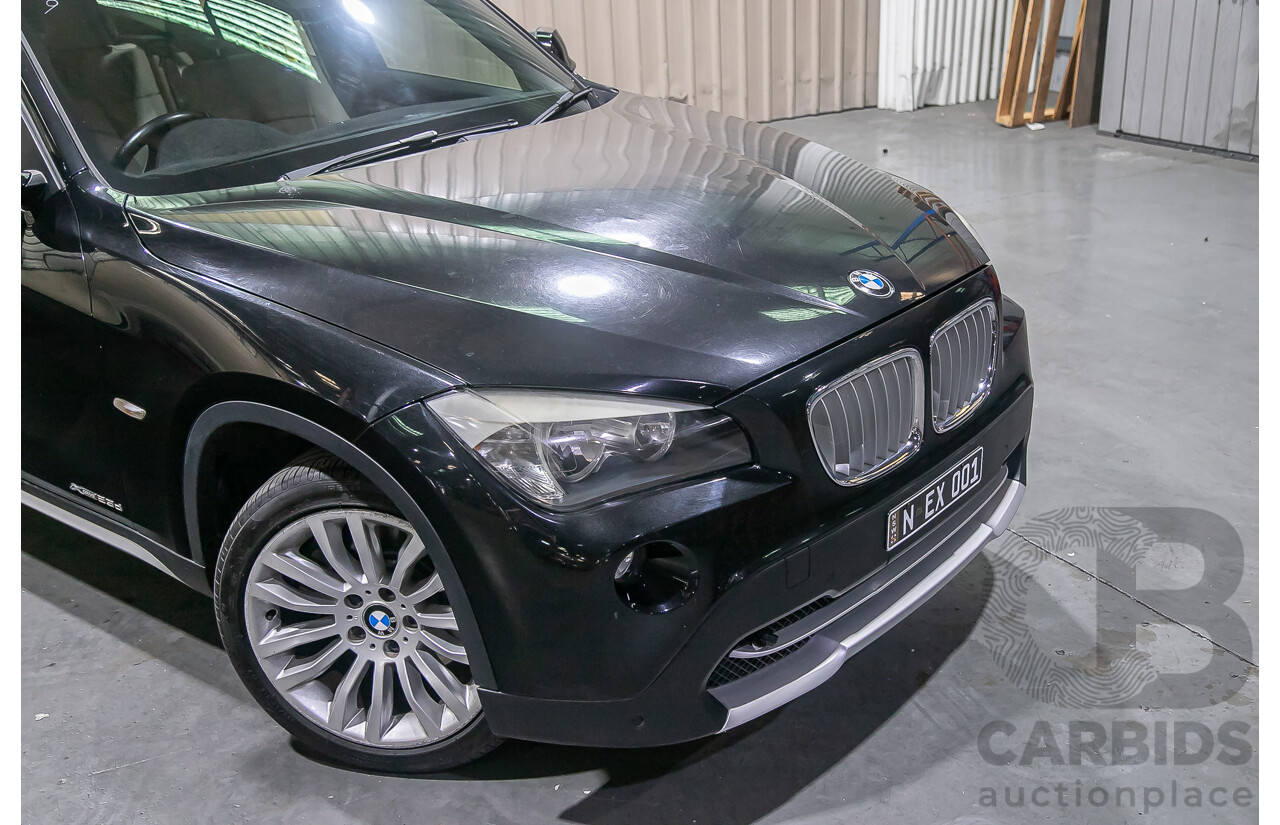 9/2010 BMW X1 Xdrive 23d (AWD) E84 4d Wagon Black Turbo Diesel 2.0L