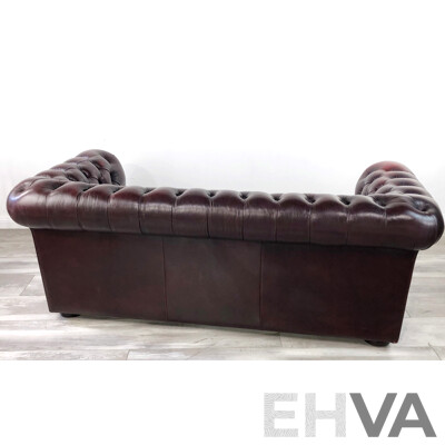 Chesterfield Leather Lounge by Moran Furniture